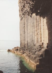 From inside Fingal's Cave